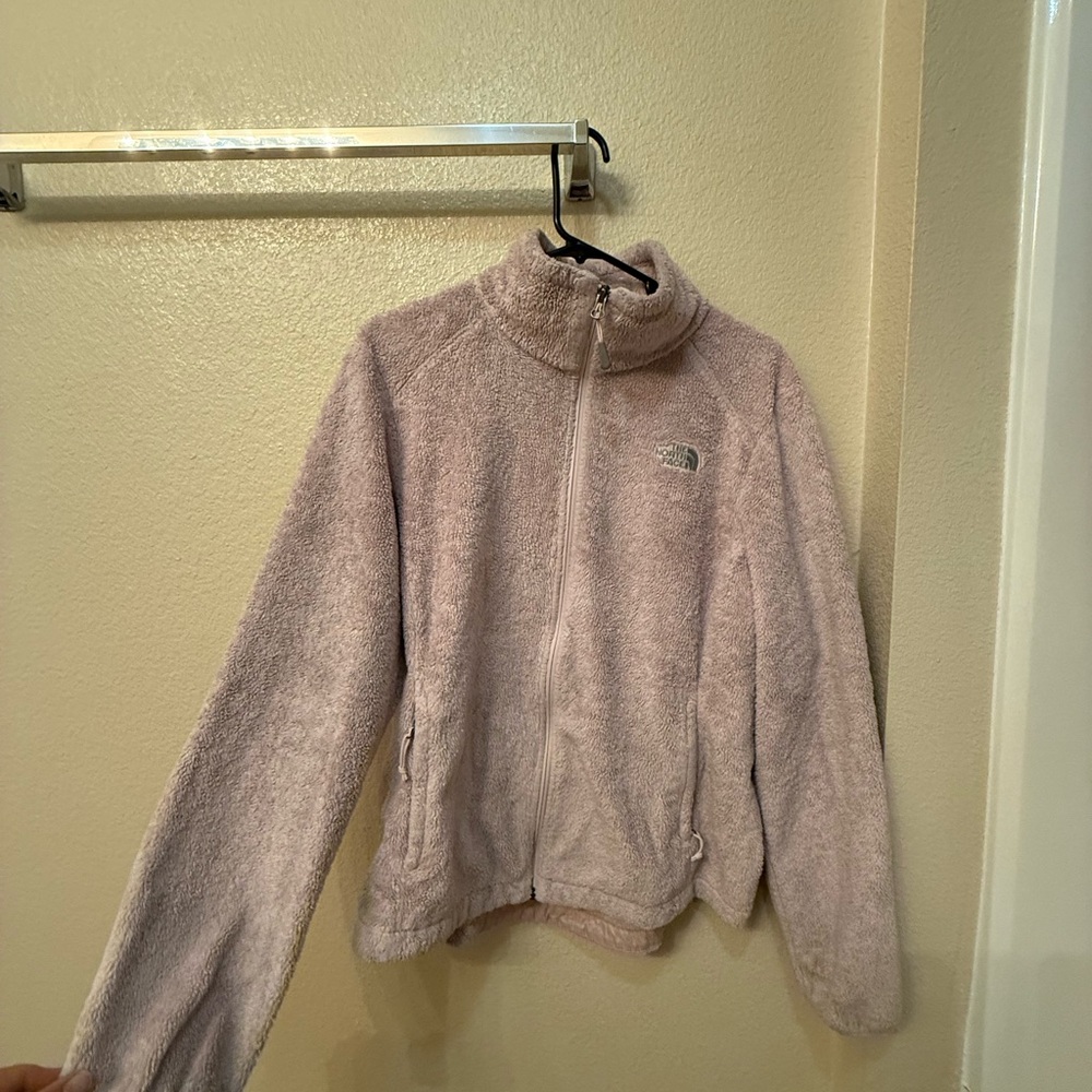 The North Face Women's Fleece Ski Jacket in Soft Pink